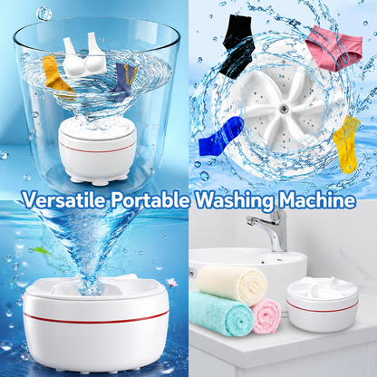 WashWave™ Portable Fabric Cleaner l  Smart USB Turbo Laundry Solution